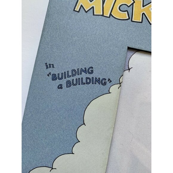 Disney Store Photo Picture Frame Large Mickey Minnie 10x8 Fits 5.5x3.5 Retro - Picture 3 of 11